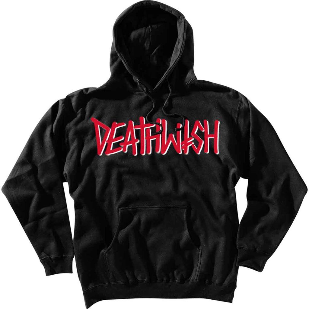 Deathwish Deathspray Hooded Sweatshirt Black Red  Deathwish   