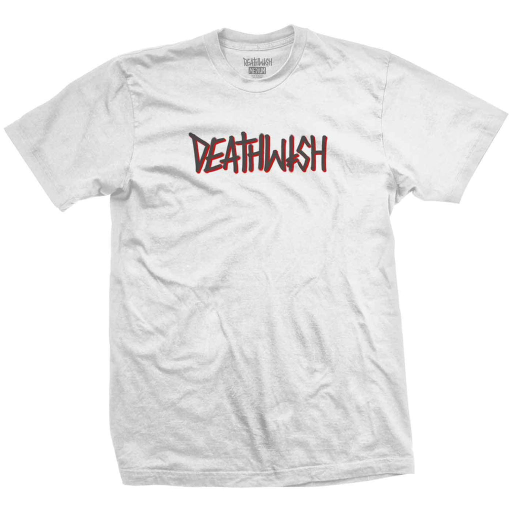 Deathwish Deathspray T-Shirt White Grey  Deathwish   