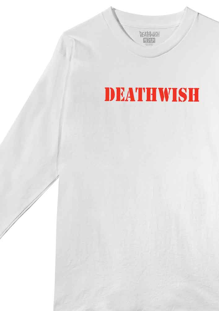 Deathwish Driver Longsleeve T-Shirt White  Deathwish   