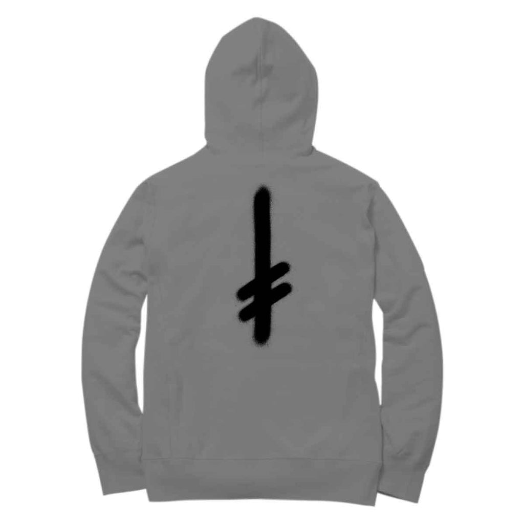 Deathwish The Truth Hooded Sweatshirt Heather Grey  Deathwish   