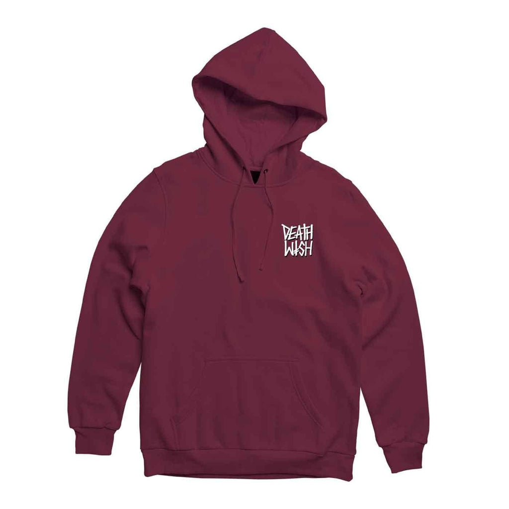 Deathwish The Truth Hooded Sweatshirt Maroon  Deathwish   