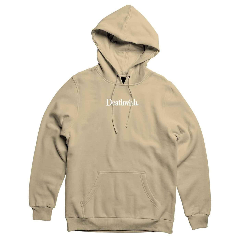 Deathwish Too Much Hooded Sweatshirt Sand  Deathwish   