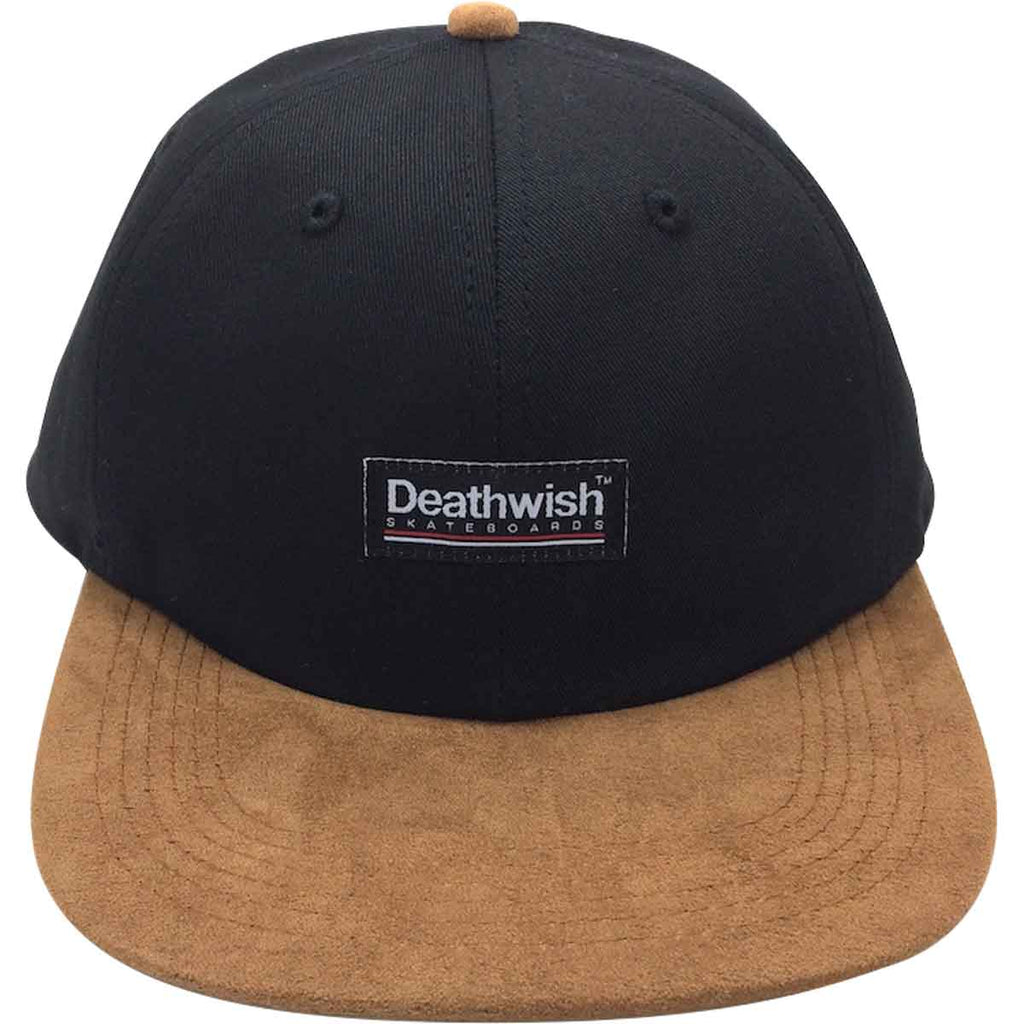 Deathwish Trademark Snapback Cap Black Brown  Deathwish   