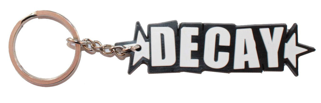 Decay Keychain Black White  Decay   