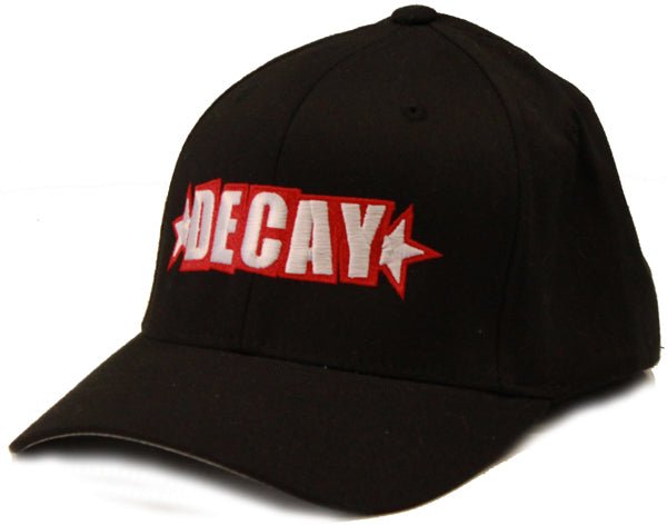 Decay Logo Flexfit Red White  Decay   