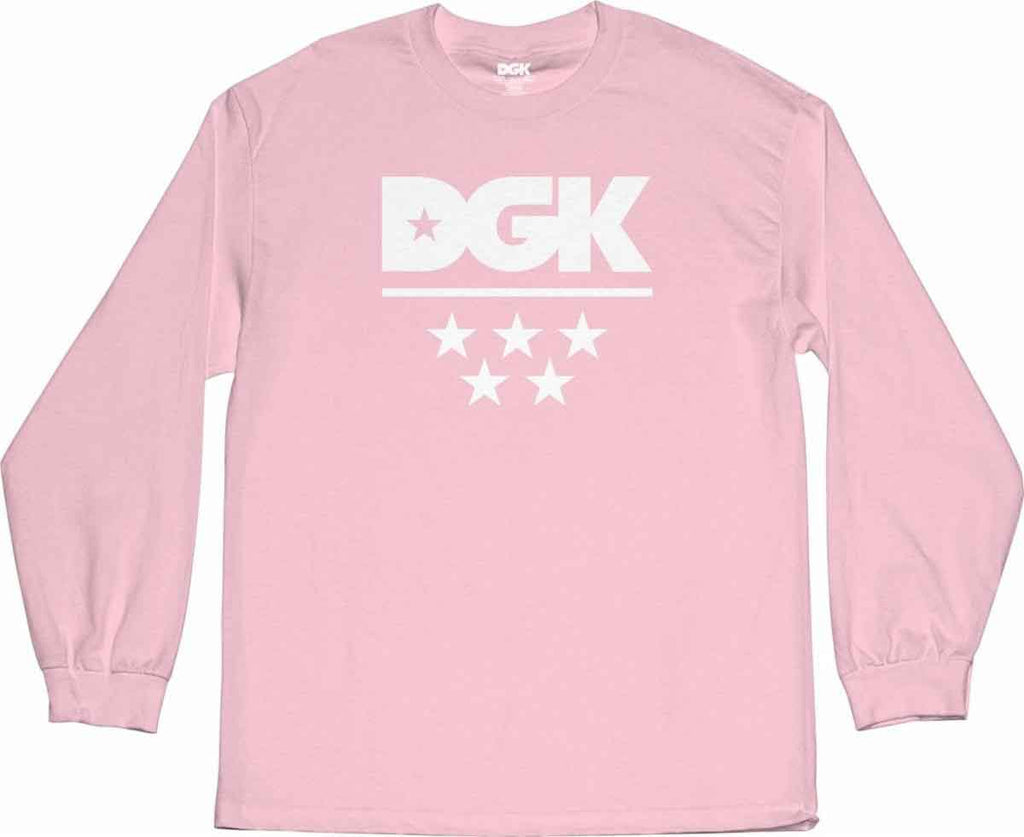 DGK All Star Longsleeve T-Shirt Pink  DGK   