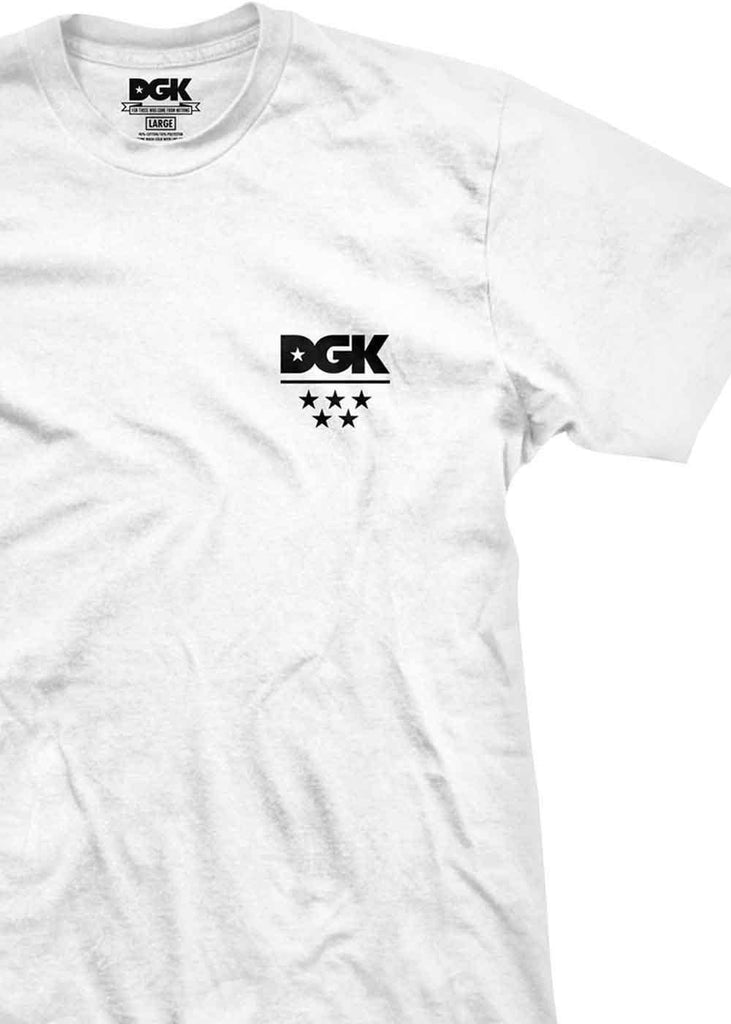 DGK All Star Mini Logo T-Shirt White  DGK   