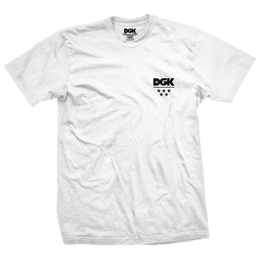 DGK All Star Mini Logo T-Shirt White  DGK   