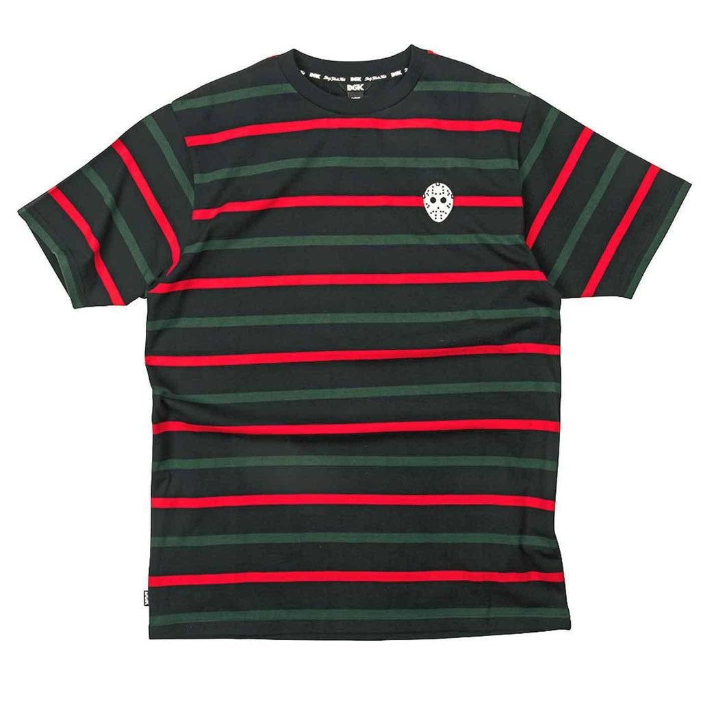 DGK Masked Striped Knit T-Shirt Black  DGK   