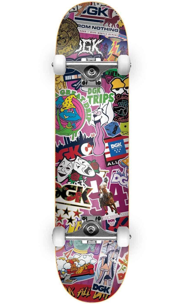 DGK Stick Up 7.25 Kids Mini Complete Skateboard  DGK   