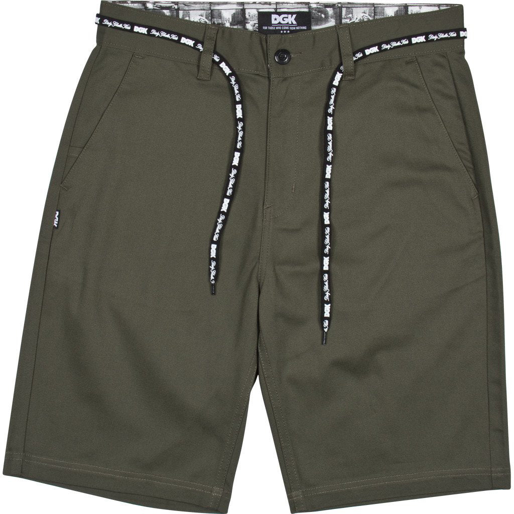 DGK Street Chino Shorts Army  DGK   