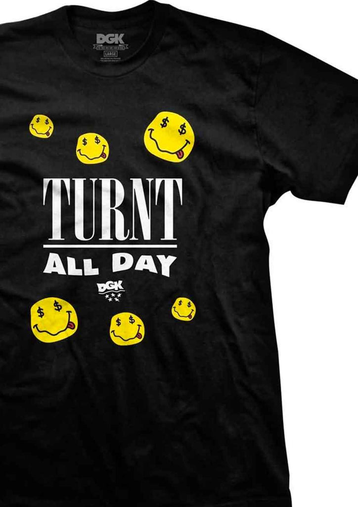 DGK Turnt T-Shirt Black  DGK   