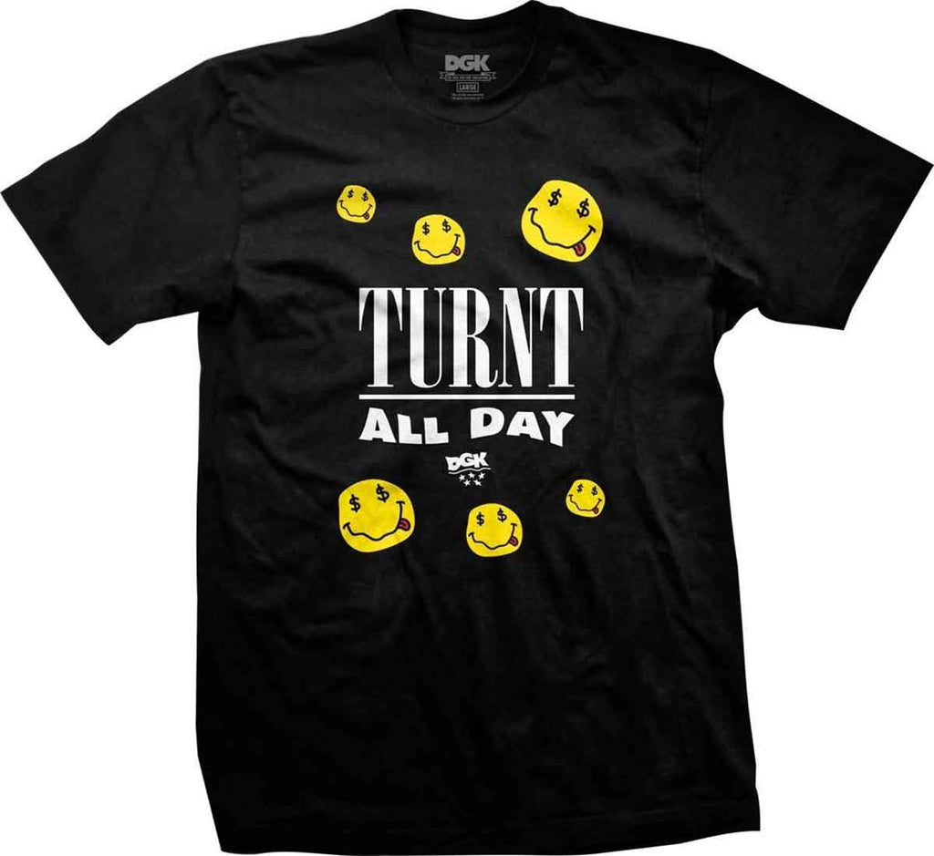 DGK Turnt T-Shirt Black  DGK   
