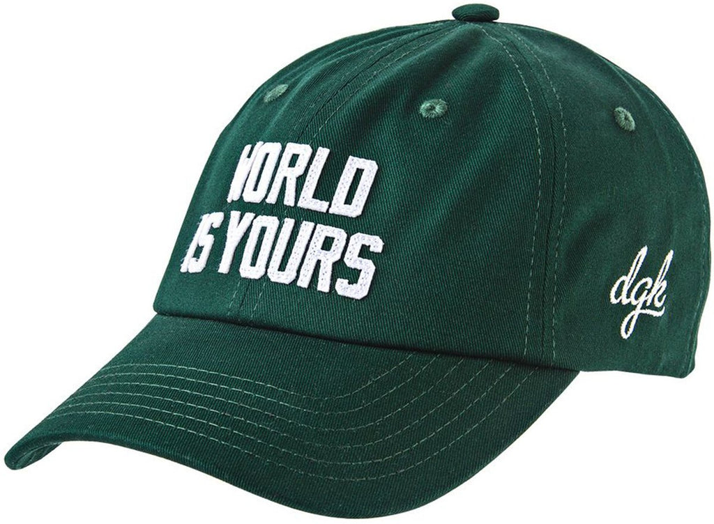 DGK World Is Yours Strapback Green  DGK   