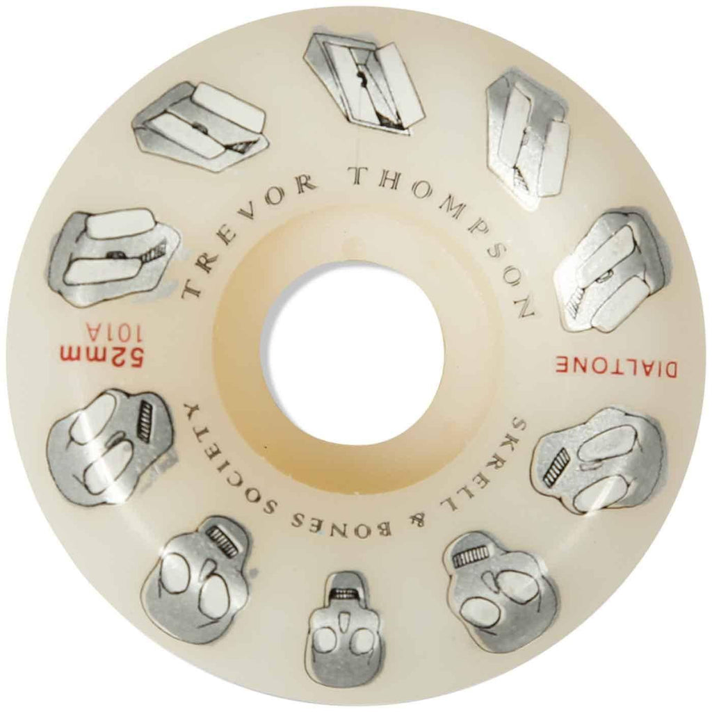 Dial Tone 52mm 101A Thompson Skrell And Bones Conical Cut Wheels  Dial Tone   