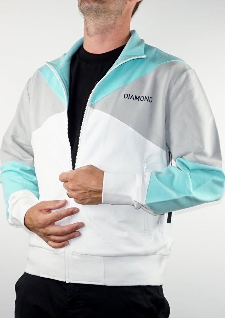 Diamond Cherry Park Warm Up Jacket  Diamond Supply Co   