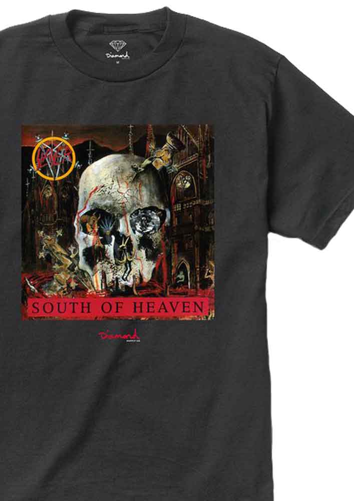 Diamond X Slayer South Of Heaven T-Shirt Black  Diamond Supply Co   