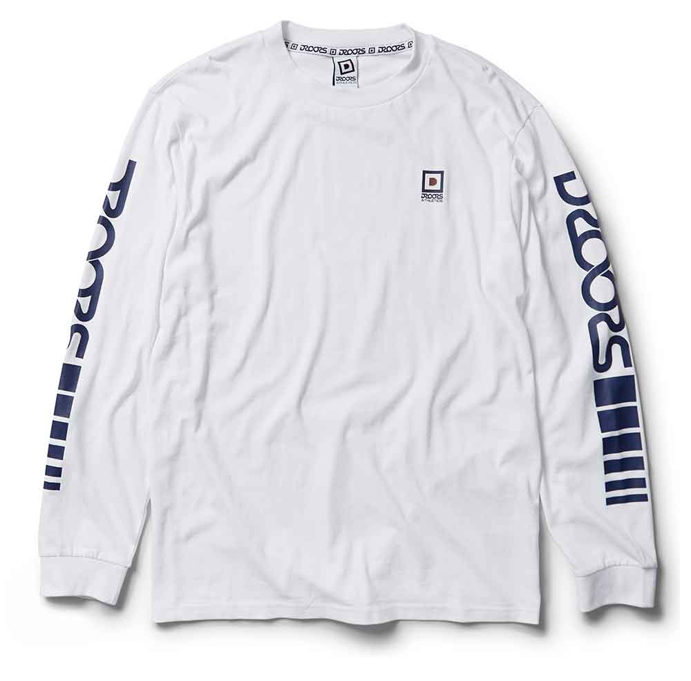 Droors Flare 43 Longsleeve T-Shirt White  Droors   