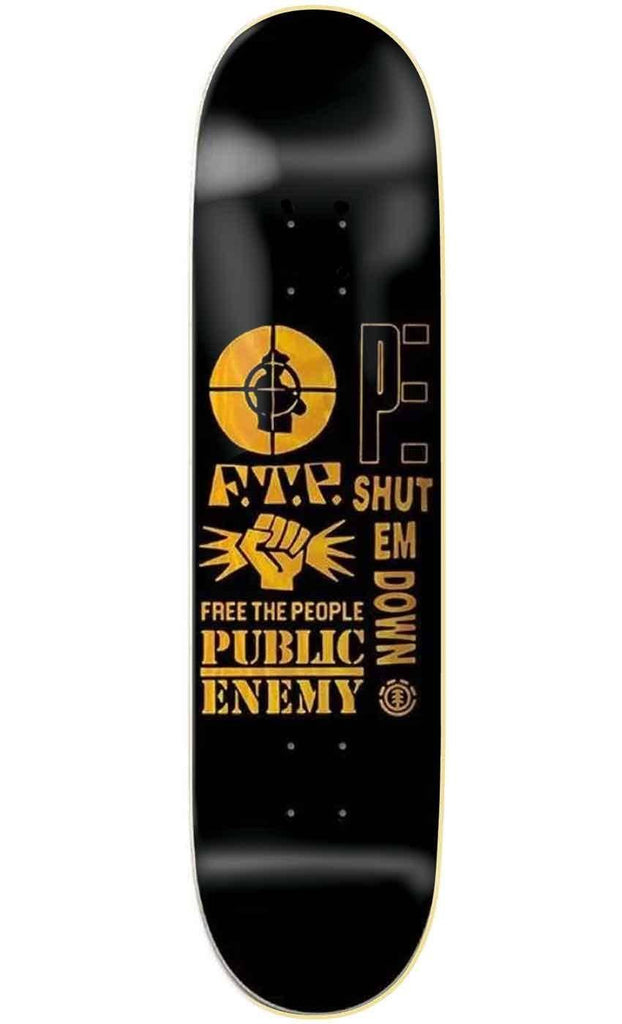 Element X Public Enemy Shut Em Down 8.25 Deck  Element   