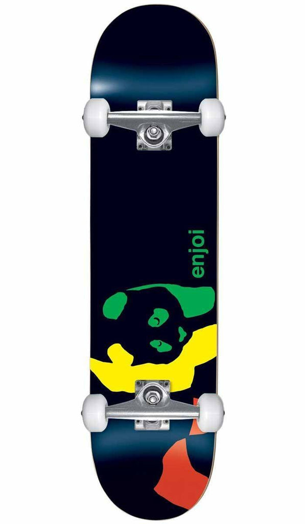 Enjoi Rasta Panda 7.0 Mini Complete Skateboard  Enjoi   