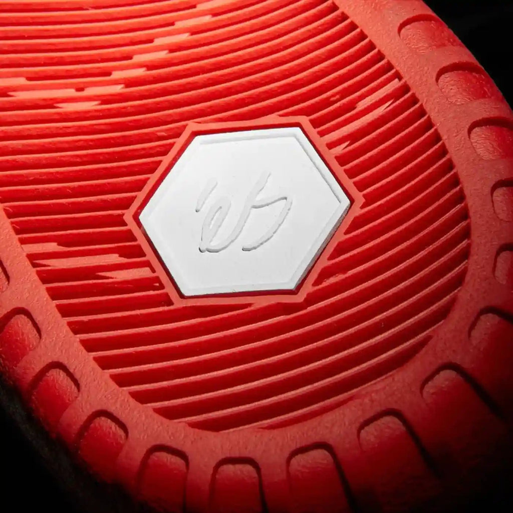 éS One Nine 7 Skateschuh White Grey Red  eS   