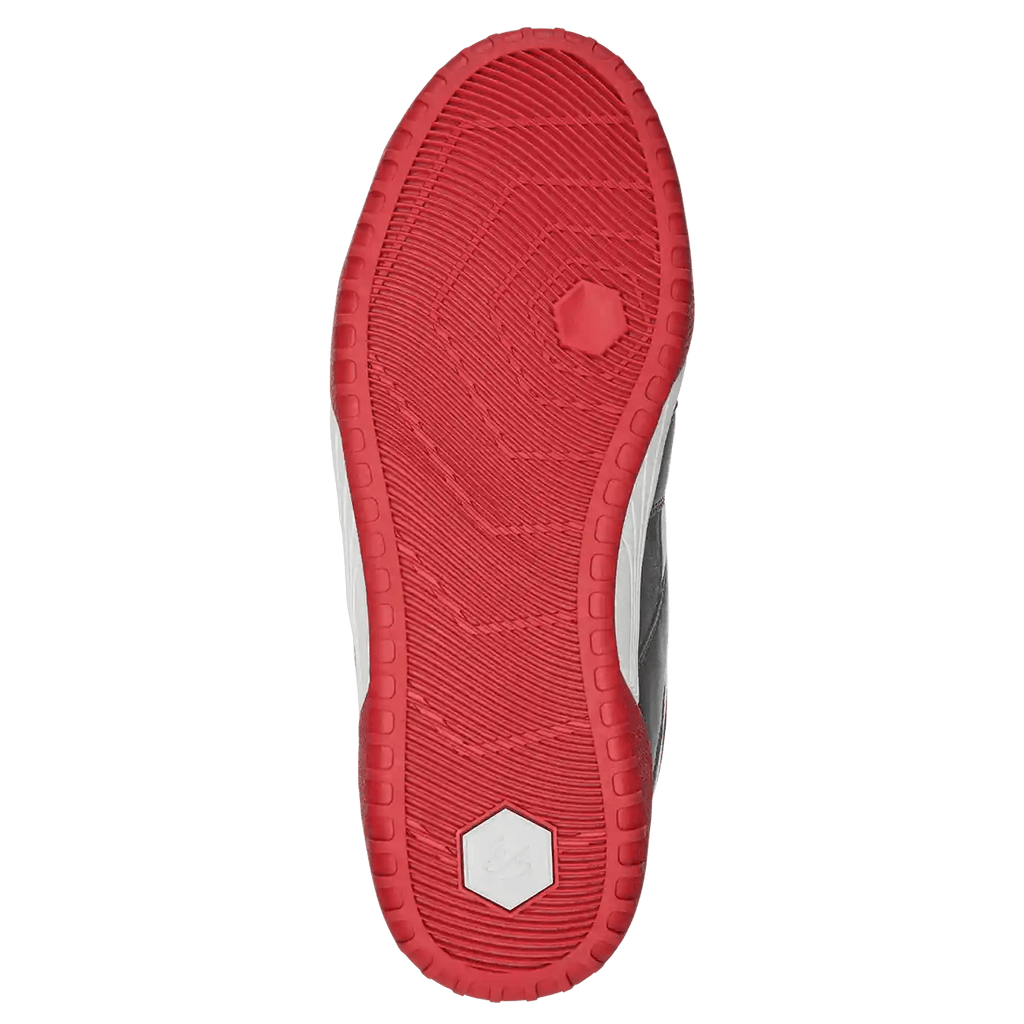 éS One Nine 7 Skateschuh White Grey Red  eS   