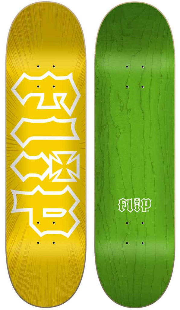Flip HKD Burst 8.0 Deck Yellow  Flip   