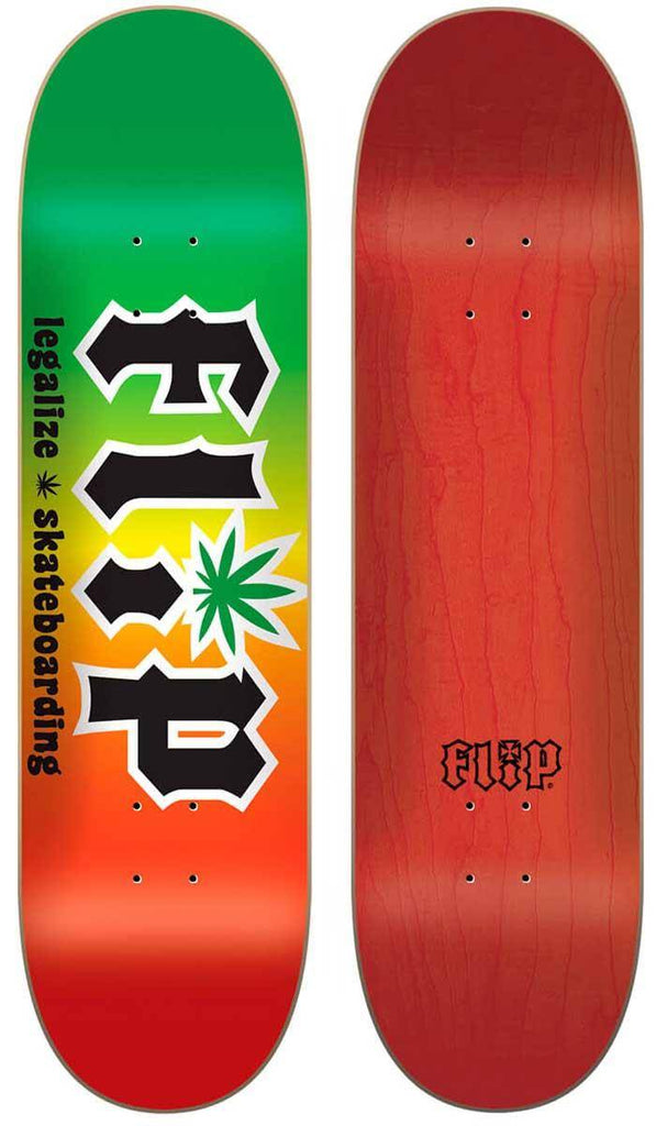 Flip HKD Legalize 8.25 Deck Rasta  Flip   