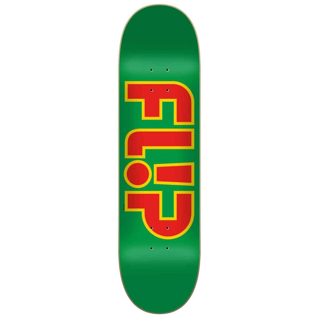 Flip Outlined 8.25 Deck Green  Flip   