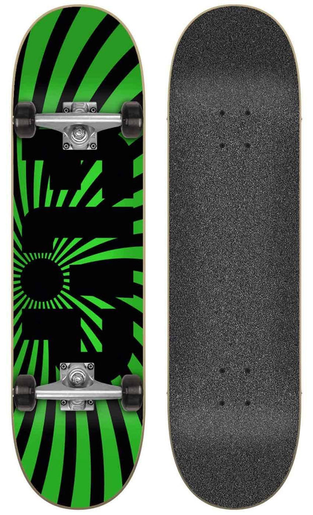 Flip Spiral 7.0 Kids Mini Complete Skateboard Green Handelsware Flip   
