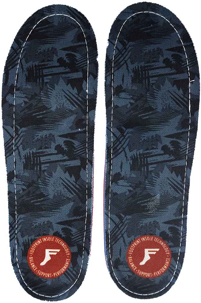 Footprint Dark Grey Camo Kingfoam Gamechangers Insoles  Footprint Insoles   