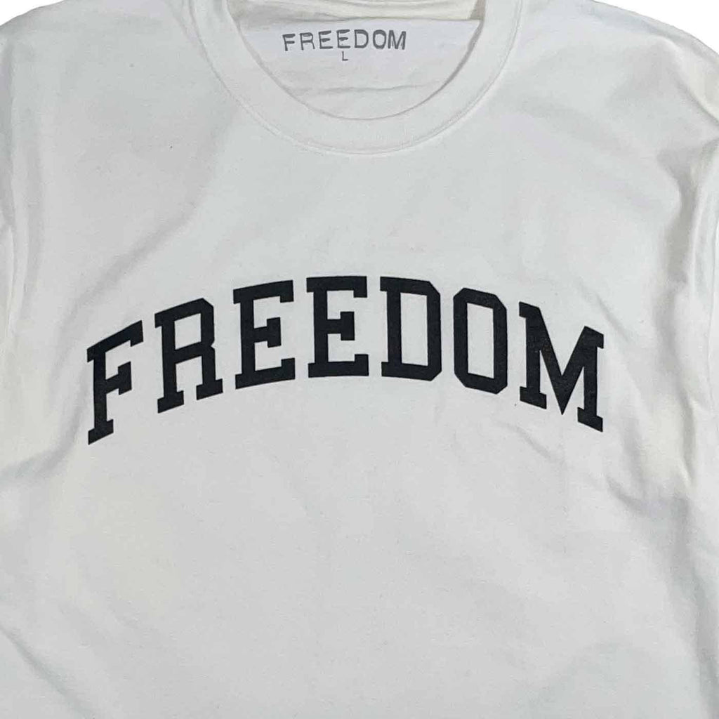 Freedom Drop Out Longsleeve T-Shirt White  Freedom   