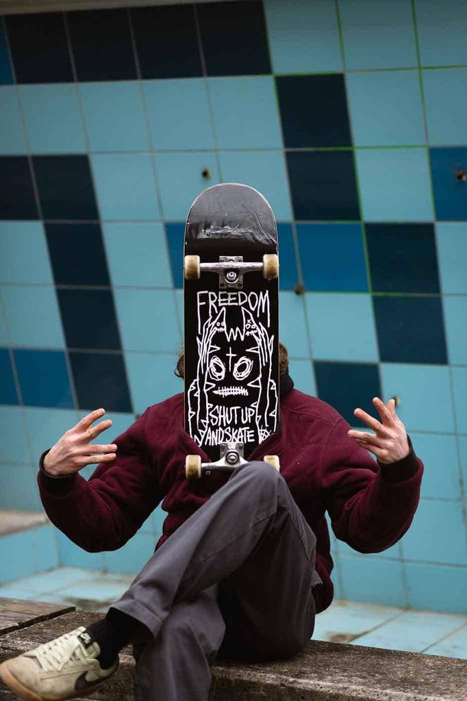 Freedom Shut Up And Skate 8.25 Deck  Freedom   