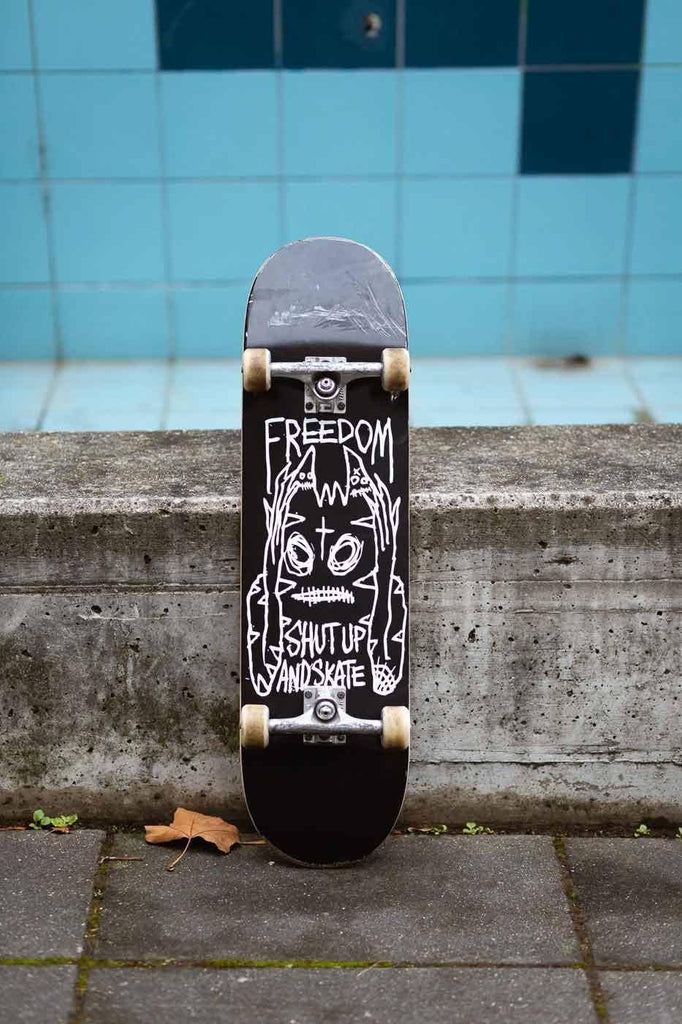 Freedom Shut Up And Skate 8.25 Deck  Freedom   