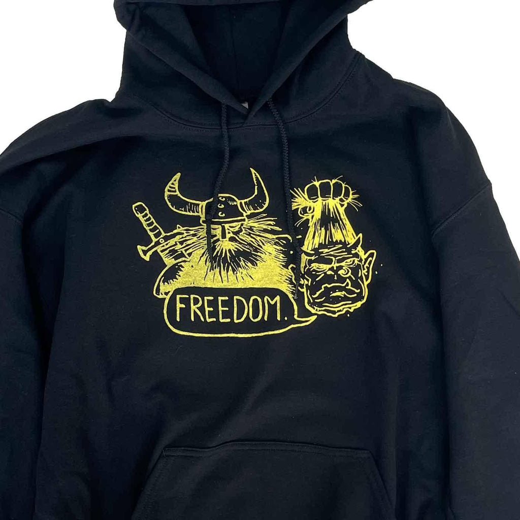 Freedom Todd Francis Viking Hooded Sweatshirt Black  Freedom   