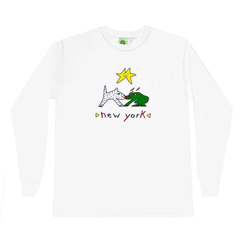 Frog New York Longsleeve T-Shirt White  Frog   