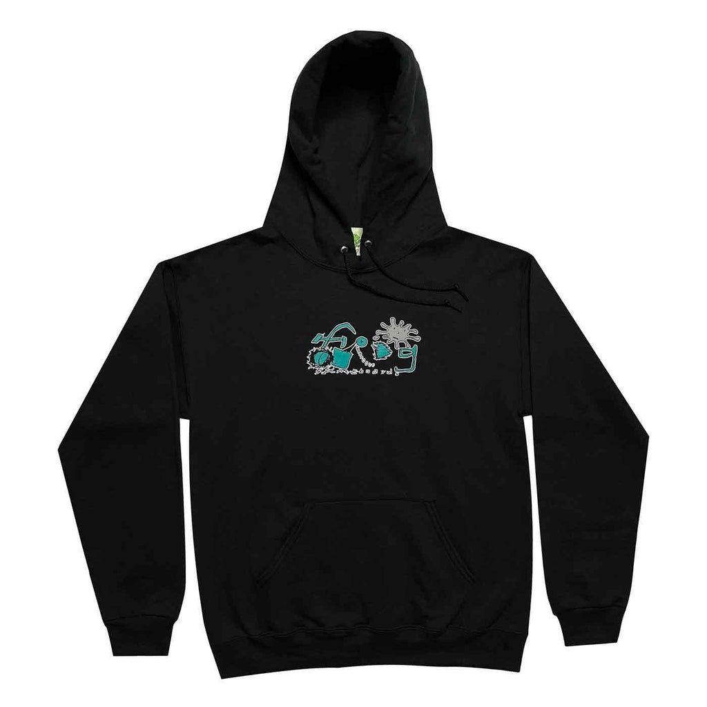 Frog Splat Logo Hooded Sweatshirt Black  Frog   