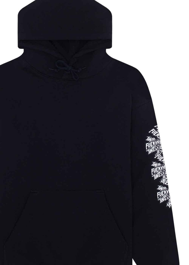 Fucking Awesome Three Spiral Hooded Sweatshirt Black  Fucking Awesome   