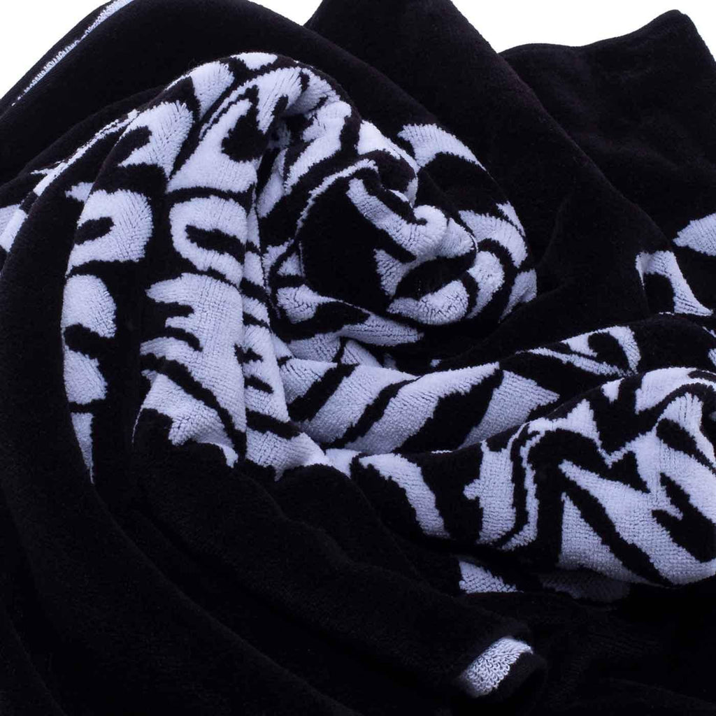 Fucking Awesome Three Spiral Beach Towel Black White  Fucking Awesome   