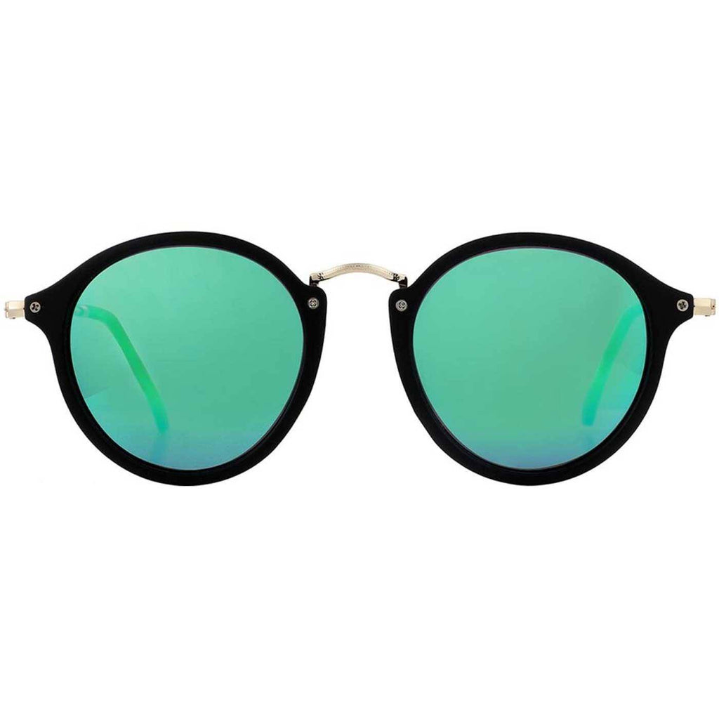 Glassy Klein Polarized Sonnenbrille Black Green Mirror  Glassy Eyewear   