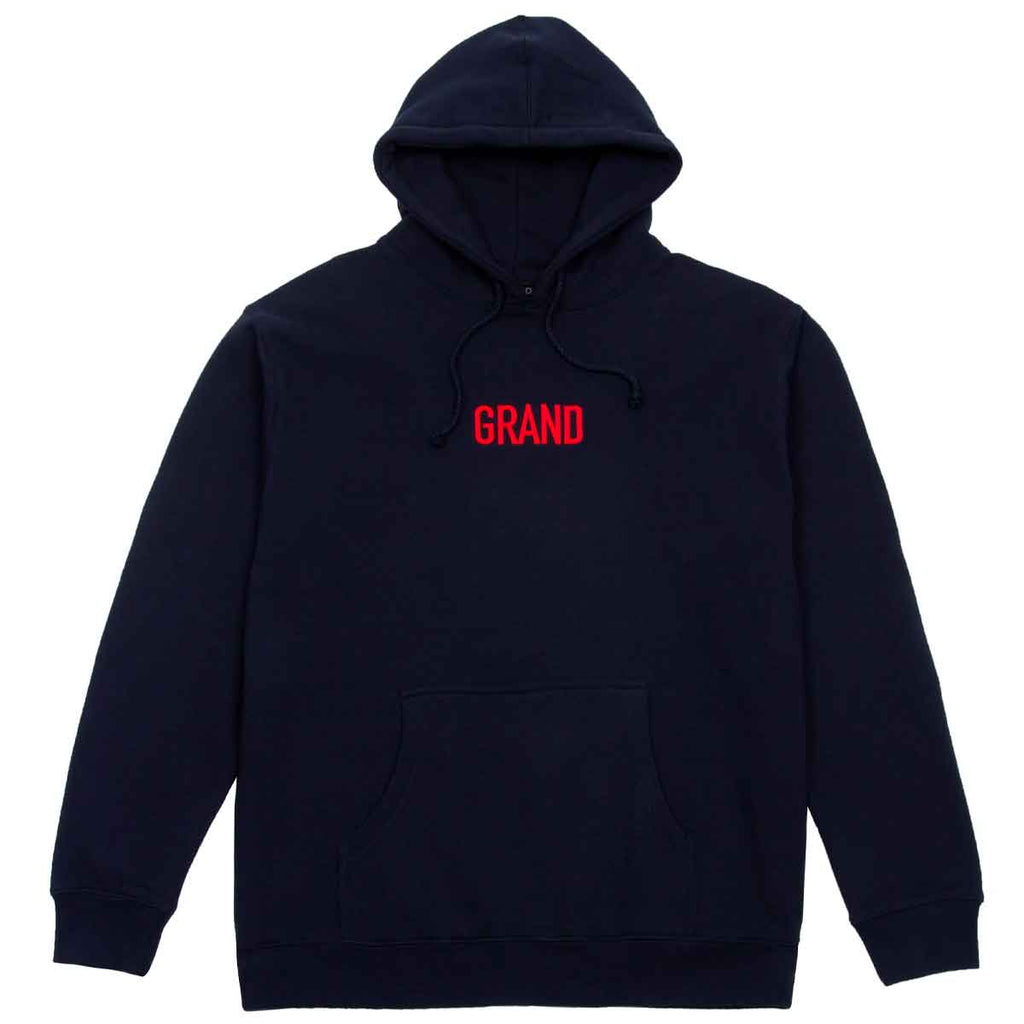 Grand Collection Block Hooded Sweatshirt Navy  Grand Collection   
