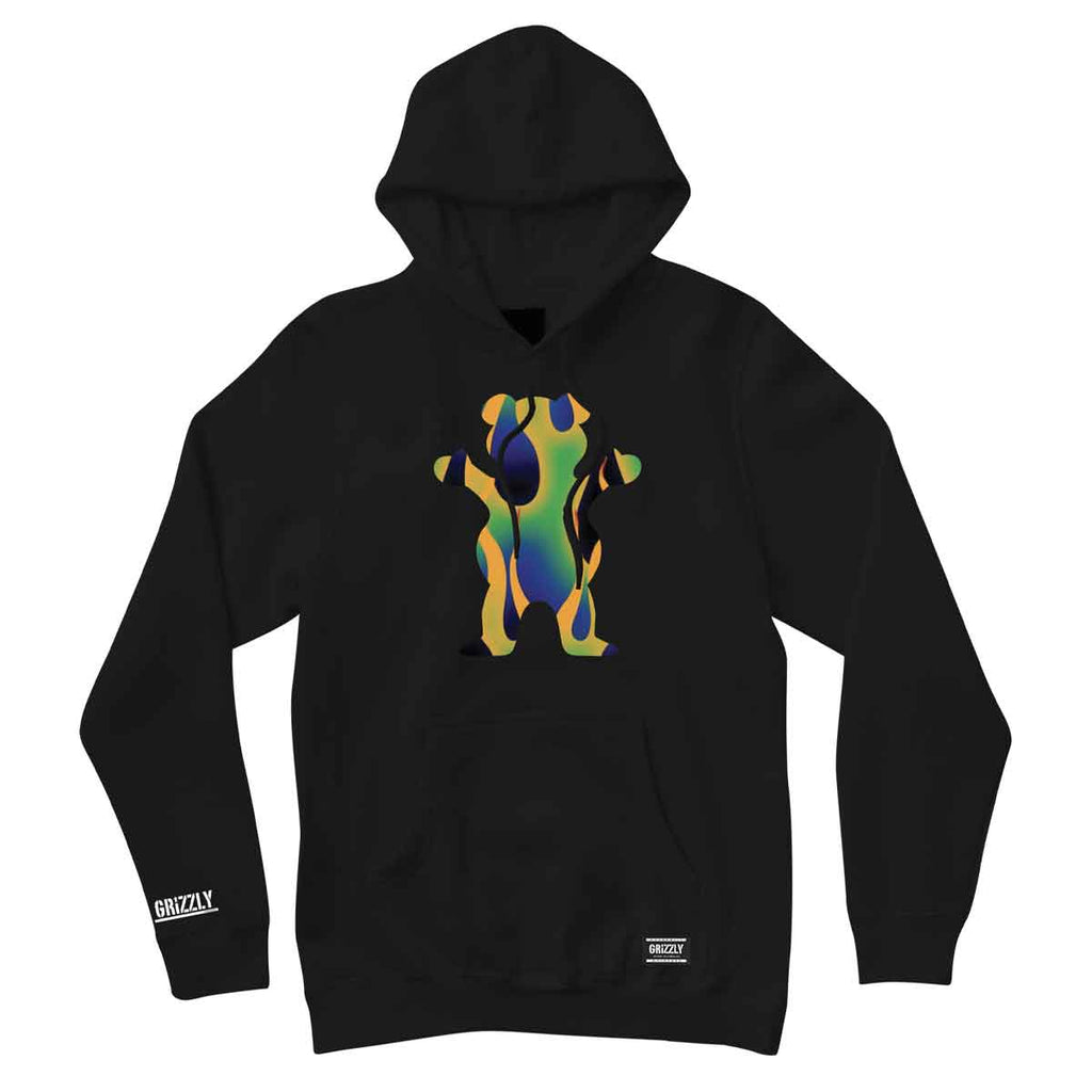 Grizzly Greenfire Hooded Sweatshirt Black  Grizzly   