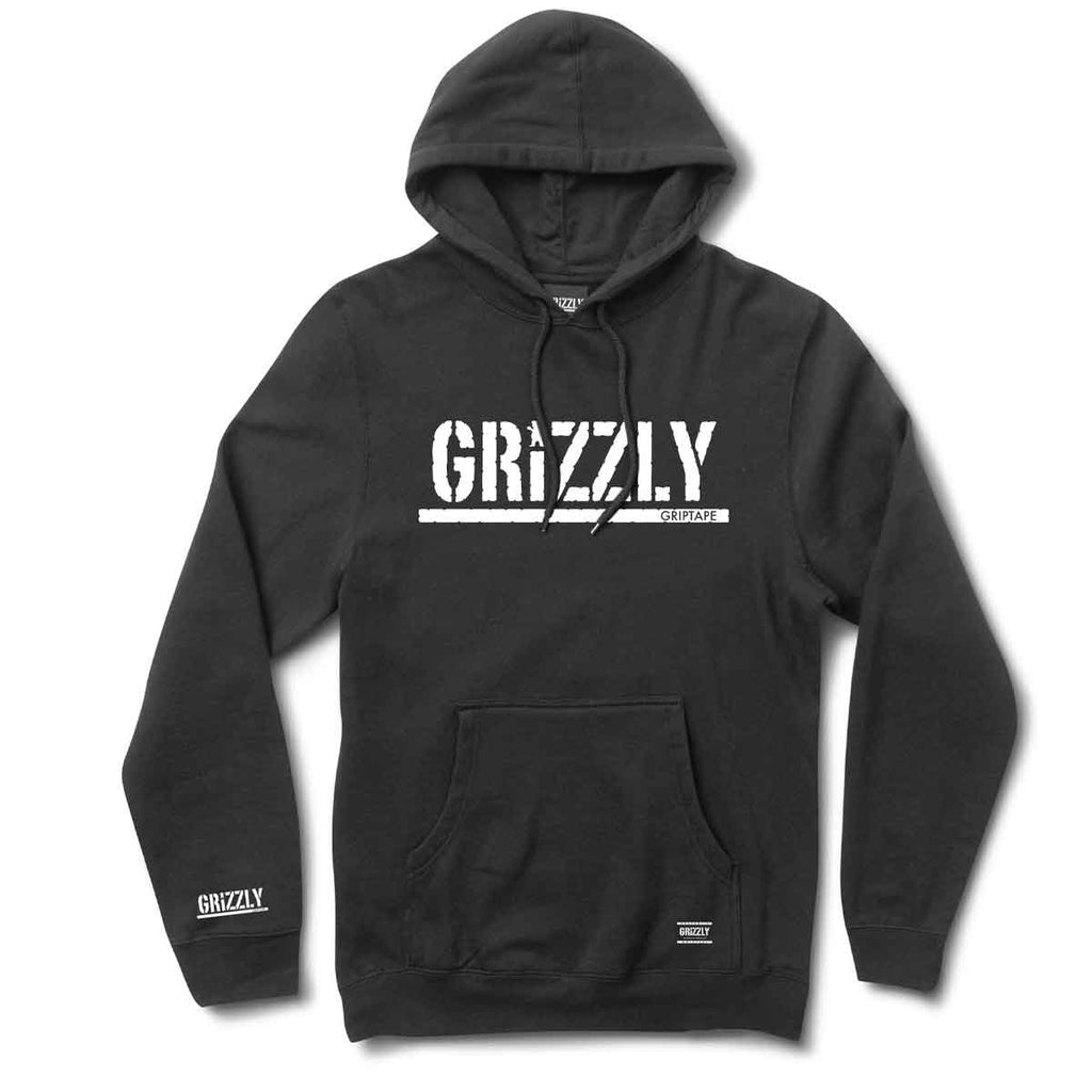 Grizzly OG Stamp Hooded Sweatshirt Black  Grizzly   