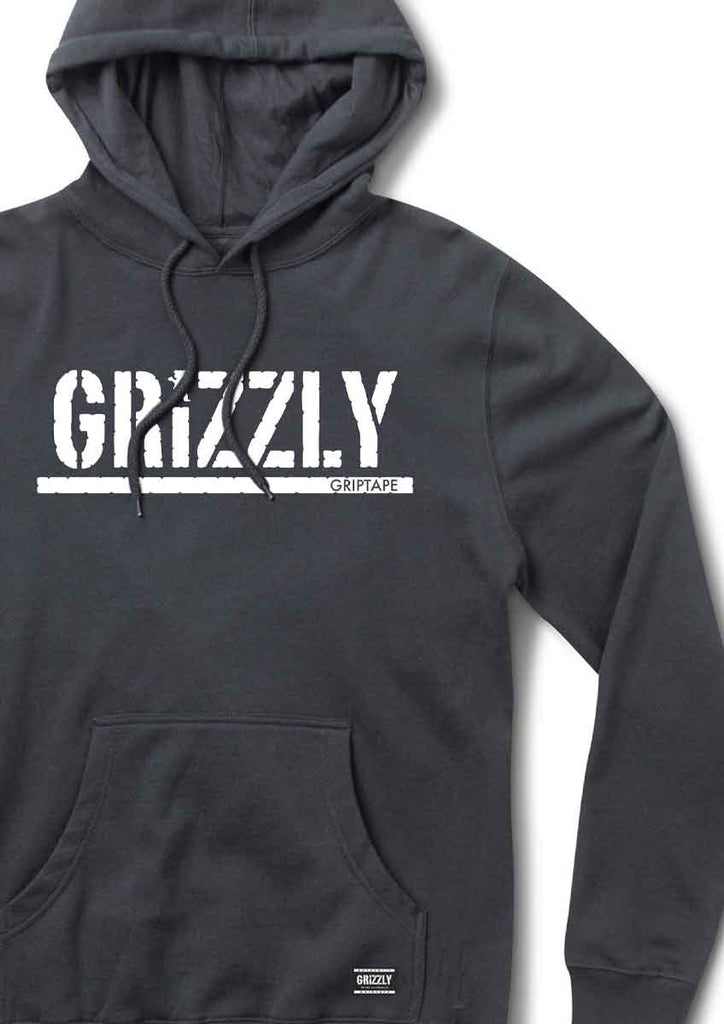 Grizzly OG Stamp Hooded Sweatshirt Navy  Grizzly   