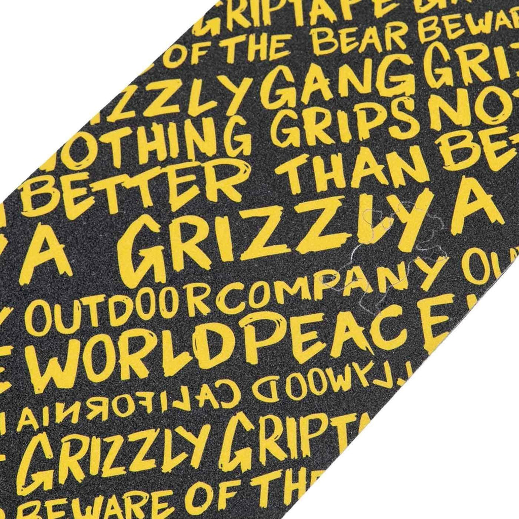 Grizzly - Grizzly Handwritten Griptape Gelb