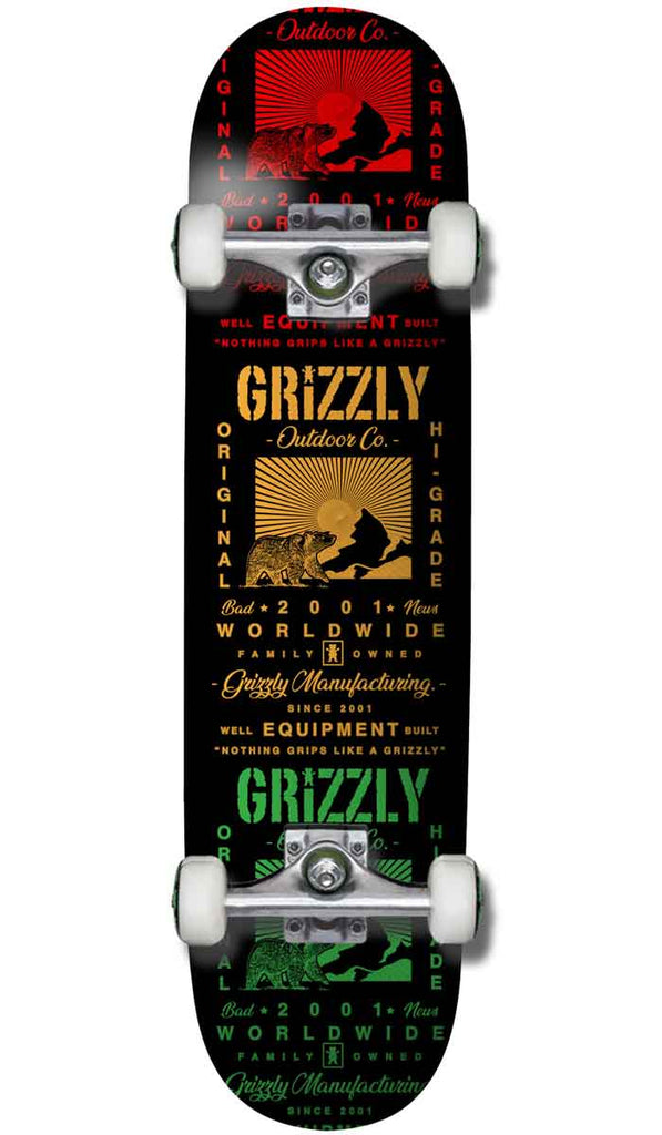 Grizzly Tagline 8.0 Complete Skateboard  Grizzly   