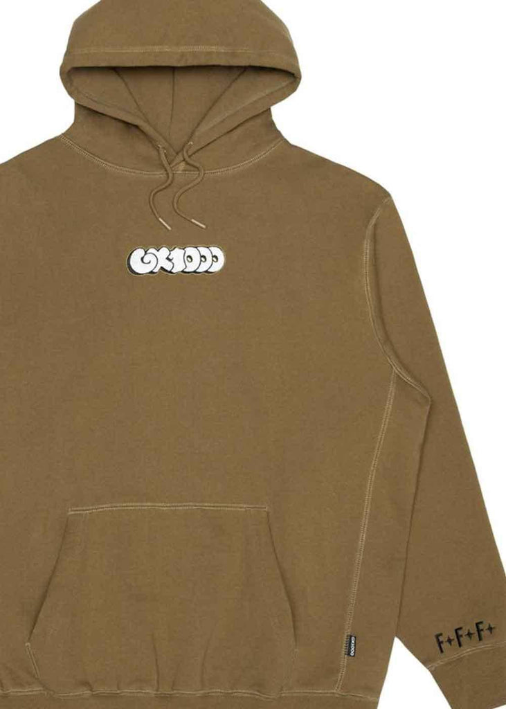 GX1000 Bubble Hooded Sweatshirt Taupe  GX1000   