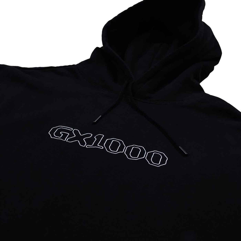 GX1000 OG Logo Hooded Sweatshirt Black White  GX1000   