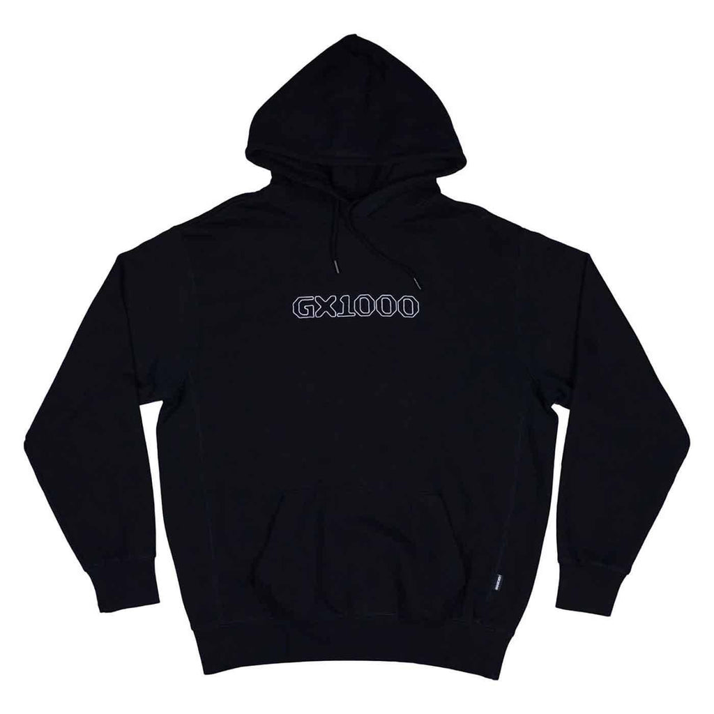 GX1000 OG Logo Hooded Sweatshirt Black White  GX1000   