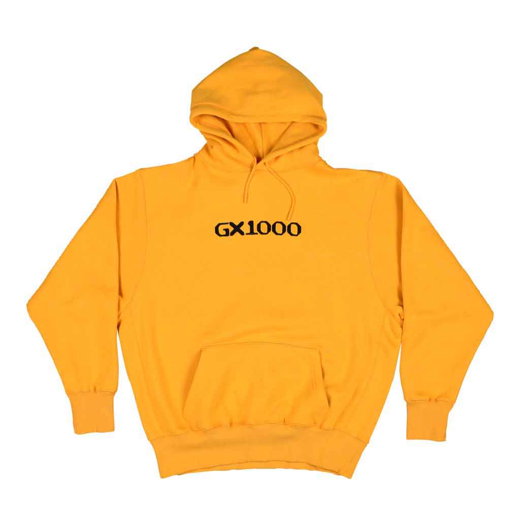 GX1000 OG Logo Hooded Sweatshirt Gold  GX1000   